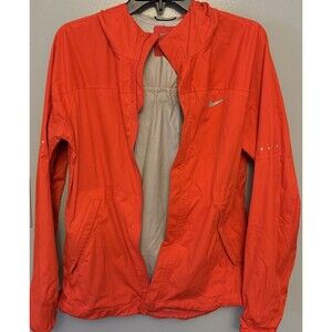 WOMEN'S SZ M NIKE DRI-FIT RED SHIELDRUNNER JACKET .